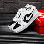 Чоловічі кросівки Nike Air Jordan 1 Low Panda (білі з чорним) повсякденні кроси 2024 Найк топ, фото 7