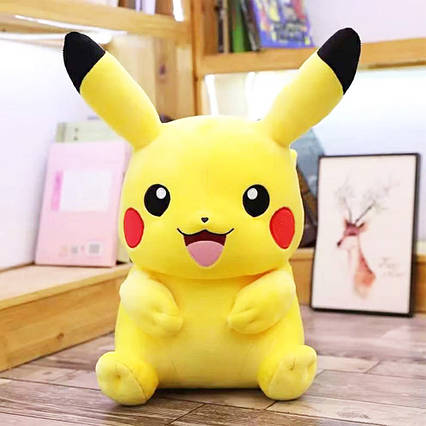 М'яка плюшева іграшка Пікачу 25 см із усмішкою Покемон Pokemon