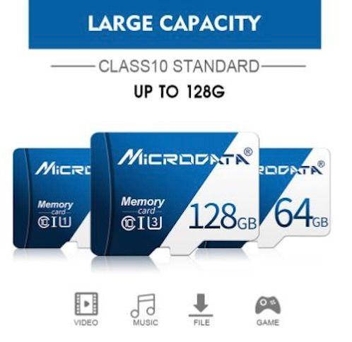 Карта памяти Microdata memory CARD 128GB microSD Class 10 + SD-adapter ...