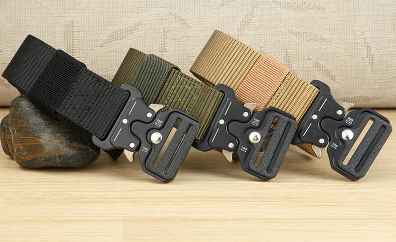 Ремінь тактичний кобра 100, 110, 120, 130, 145 см Assault Belt (Олива, чорний) металева пряжка пояс