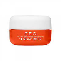 Крем для лица увлажняющий Sunday Riley C.E.O. Vitamin C Rich Hydration Cream 8g