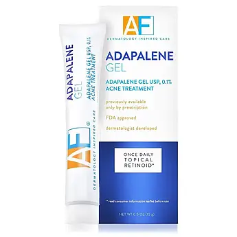 Гель для лікування акне Acne Free Adapalene Gel 0.1% Once-Daily Topical Retinoid 15 г