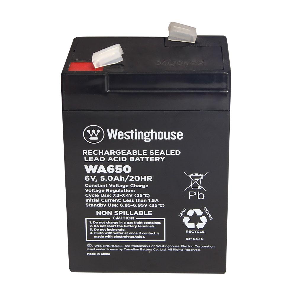 Акумулятор для дитячого електромобіля Aroma свинцево-кислотний Westinghouse 6V, 5Ah, terminal F2, 1шт 101*48*70 мм