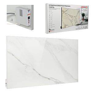 Керамічна панель ARDESTO 20м2 1000Вт електр. упр-ння 120 х 60см терморегулятор білий мармур