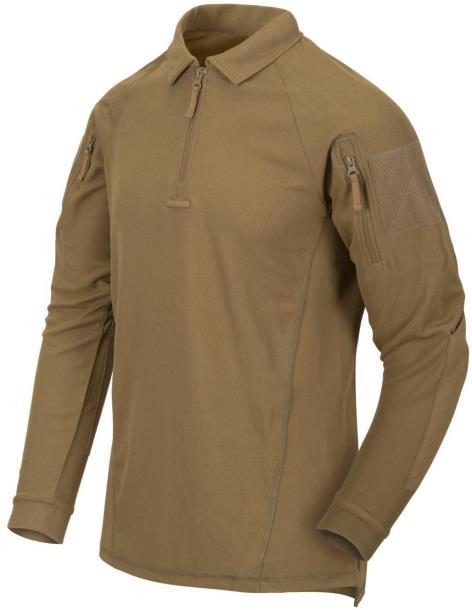 Футболка HELIKON-TEX з довгим рукавом Range Polo Coyote (PD-RNG-TC-11) РОЗМІР 3XL