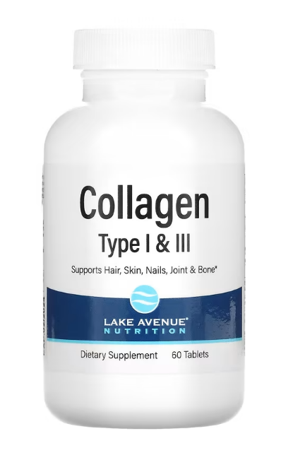 Lake Avenue Hydrolyzed Collagen Type I & III 60 tabs
