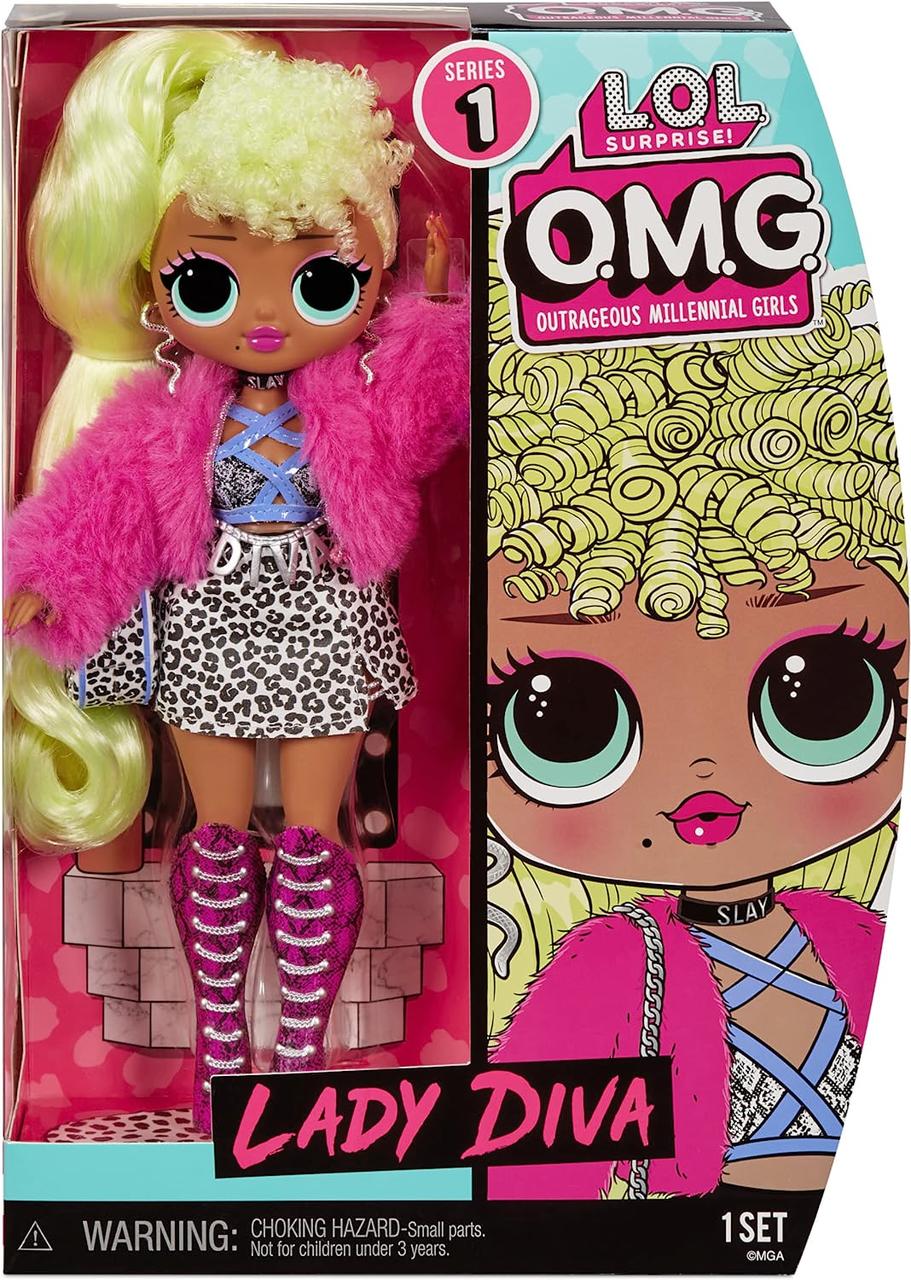 Лялька Лол ОМГ Леді Діва LOL Surprise OMG Lady Diva Fashion Doll