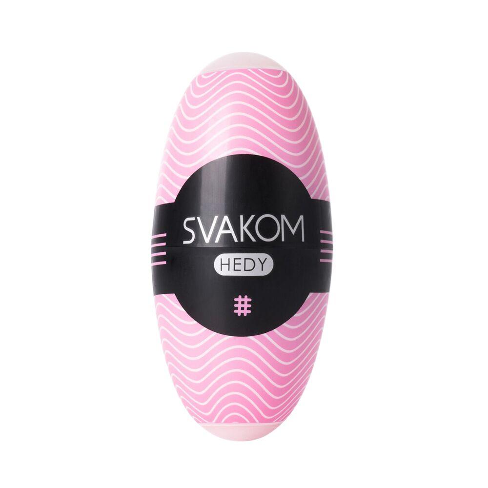 Яйце-мастурбатор SVAKOM — HEDY Pink, фото 1