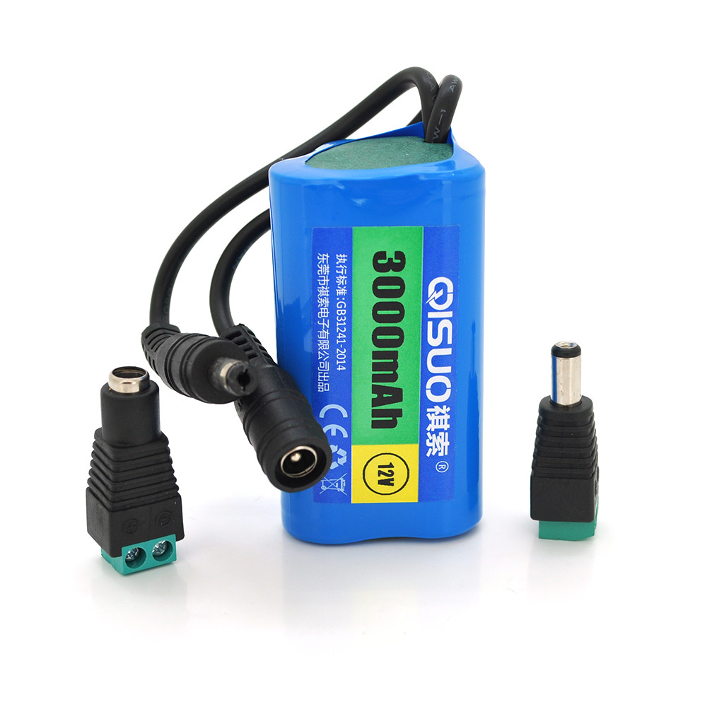 Аккумуляторная батарея литиевая QiSuo 12V 3A с элементами Li-ion 18650 ...