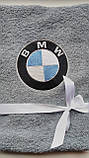 BMW Рушник махровий,банний 70x140 з вишивкою логотип BMW. Вишивка емблеми Вашого автомобіля., фото 3