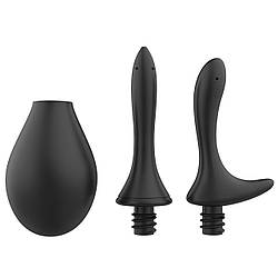 Nexus ANAL DOUCHE SET 250ml Douche with Two Silicone Nozzles