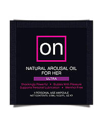 Пробник збудливої олії Sensuva — ON Arousal Oil for Her Ultra (0,5 мл)