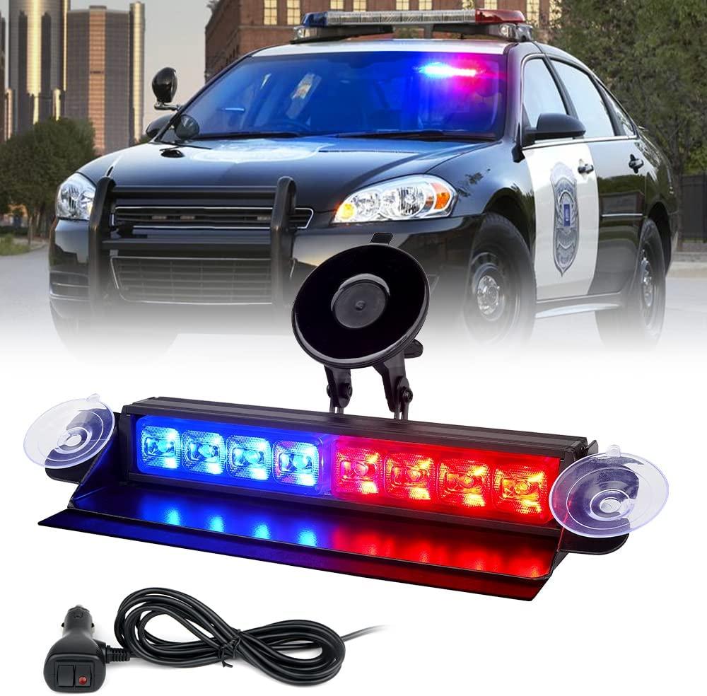 Стробоскоп "XPRITE 8LED" КРАСНО-СИНИЙ на Лобовое Стекло, Проблесковый ...