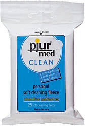 Вологі серветки pjur MED Clean 25 штук