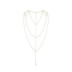 Ланцюжок для спини Bijoux Indiscrets Magnifique Back and Cleavage Chain - Gold, прикраса для тіла