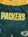 Зелені шорти команда Грін Бей Пекерз НФЛ Green Bay Packers NFL, фото 4