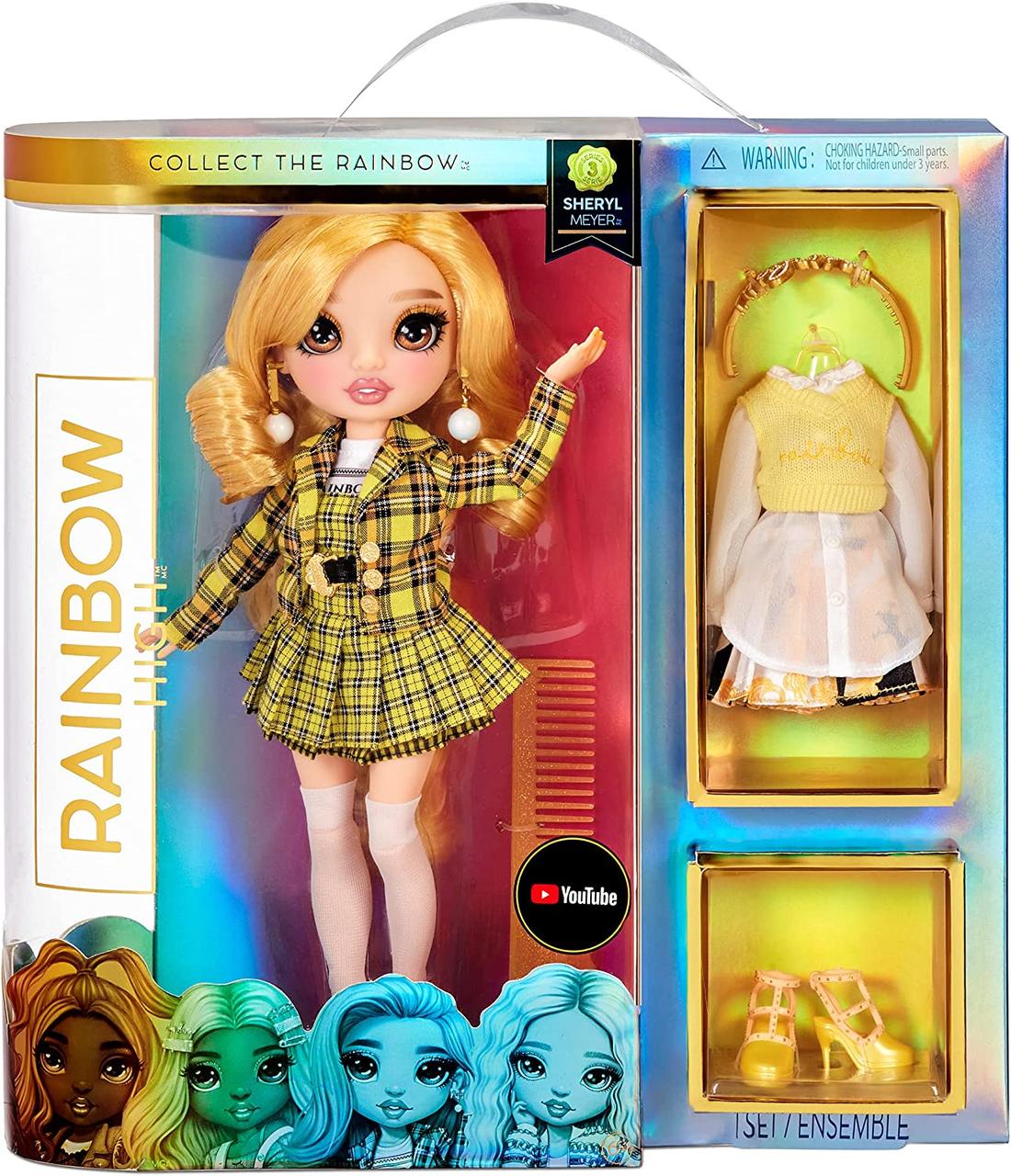 Лялька Рейнбоу Хай Маргаритка Rainbow High Series 3 Sheryl Meyer Fashion Doll Marigold