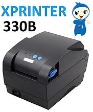Етикетковий принтер Xprinter 330B USB до 80мм, чорний