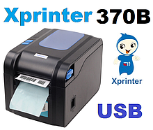 Етикетковий принтер Xprinter 370B USB до 80мм, чорний