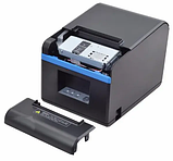 Чековий принтер Xprinter N160II Bluetooth+USB 80мм, обріз, чорний, фото 7