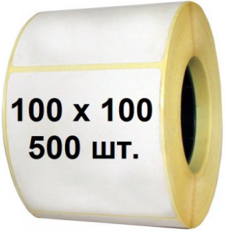 Етикетка 100мм*100мм*500шт виробник Україна для маркування ТТН Нової Пошти,
