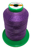Нитка швейная из полиэфирного шелка №60 1000м. «Титан» 2642 фиолетовый