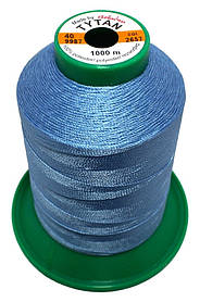 Нитка швейна із поліефірного шовку №20 2000м. «Титан» 2657 блакитний