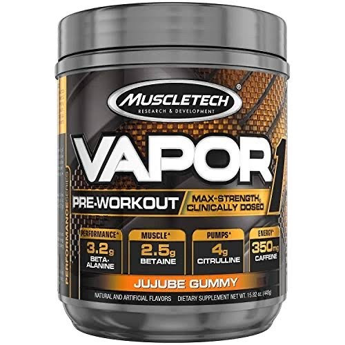 Muscletech Vapor One Pre Workout Powder 20 порцій, смак уточнити