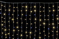 Гірлянда штора 3х2 м на вікно Теплий Білий Laplandia 360 лампочок від мережі (ww.03.5Т.360+)