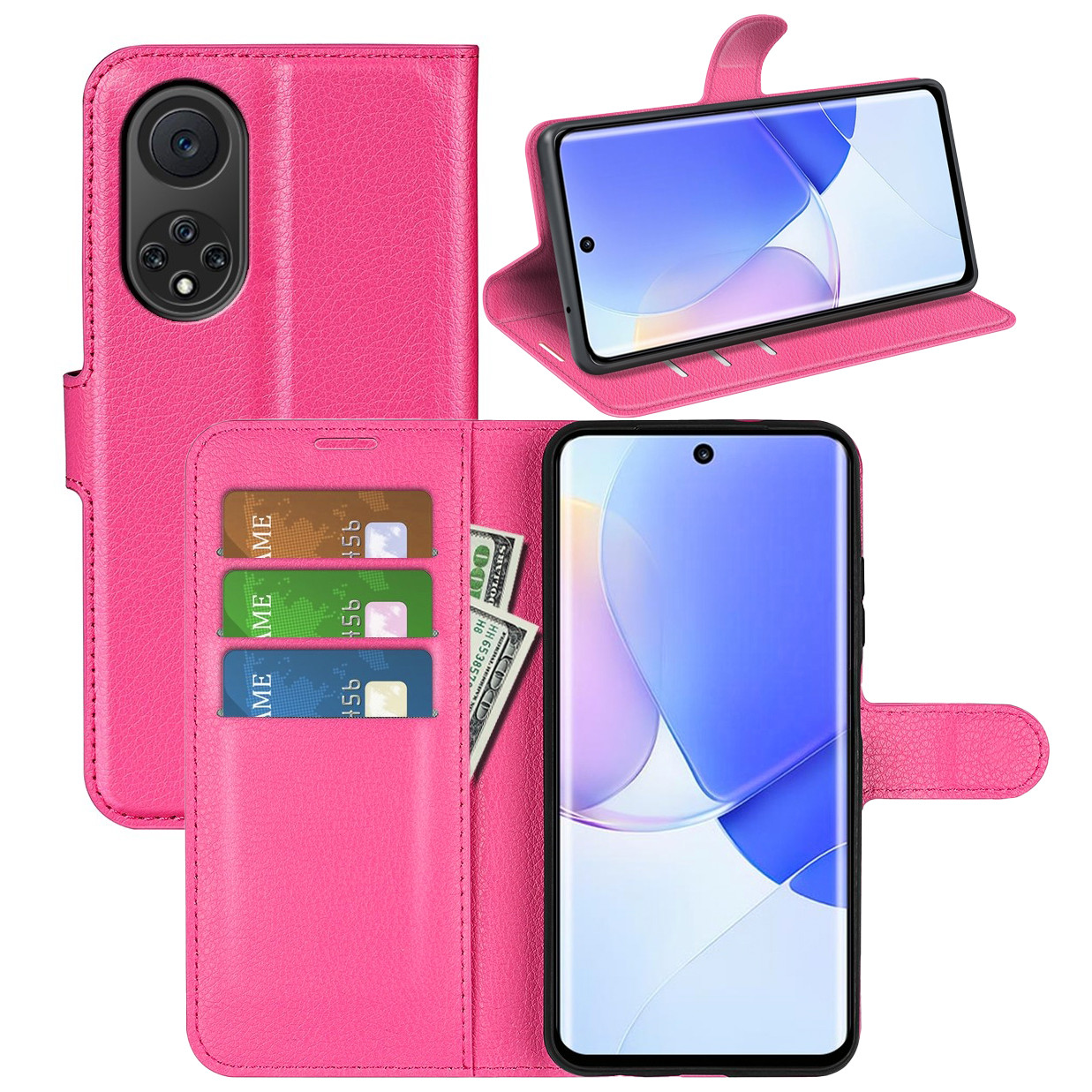 Чохол-книжка Litchie Wallet для Huawei Nova 9 / Honor 50 Rose