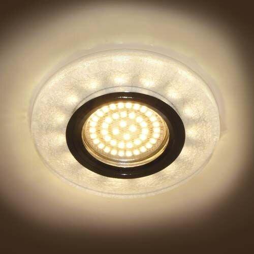 Точечный врезной светильник декоративный для потолка, витрины, мебели Feron 8989-2 с LED подсветкой - фото 2 - id-p1691706866