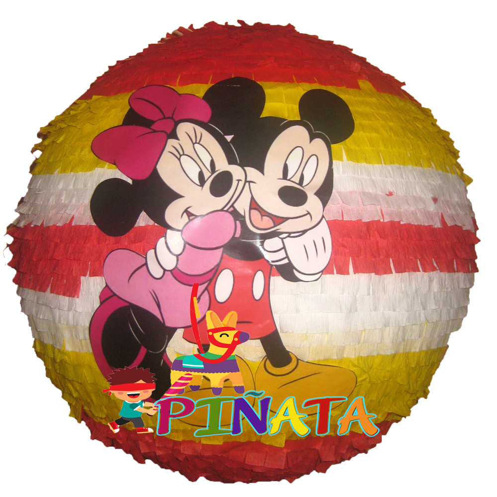 Піньята Міккі та Мінні Маус з наповненням. Mickey Mouse, Minnie Mouse