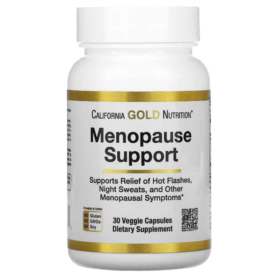Menopause Support California Gold Nutrition 30 капсул