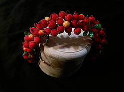 Обруч із ягодами Калина Горобина
