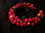 Обруч із ягодами Калина Горобина, фото 2
