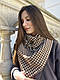 Шарф-бактус "Единбург", жіночий шарф, великий жіночий шарф, фото 3