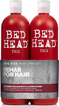 Шампунь + кондиціонер для дуже сухого волосся Tigi Bed Head Resurrection Shampoo and Conditioner 2 х 750 мл