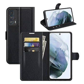 Чохол-книжка Litchie Wallet для Motorola Edge 20 Pro Black