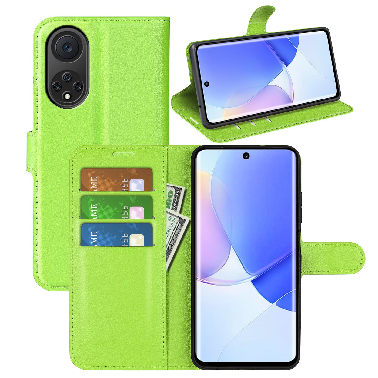 Чохол-книжка Litchie Wallet для Huawei Nova 9 / Honor 50 Light Green, фото 1