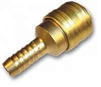 Конектор пневматичний "мама" зі штуцером під шланг 9 мм, латунь, SE2-3SH