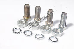 Болт валу карданного з гайкою і шайбою Газель, Волга, УАЗ (комплект 4шт) Оригінал (виробництво ГАЗ)