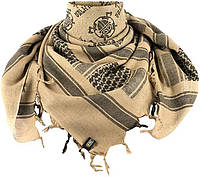 Военный шарф Shemagh Viking, маска для лица, головной платок, хлопковая накидка, мужская куфия, цвет Coyote