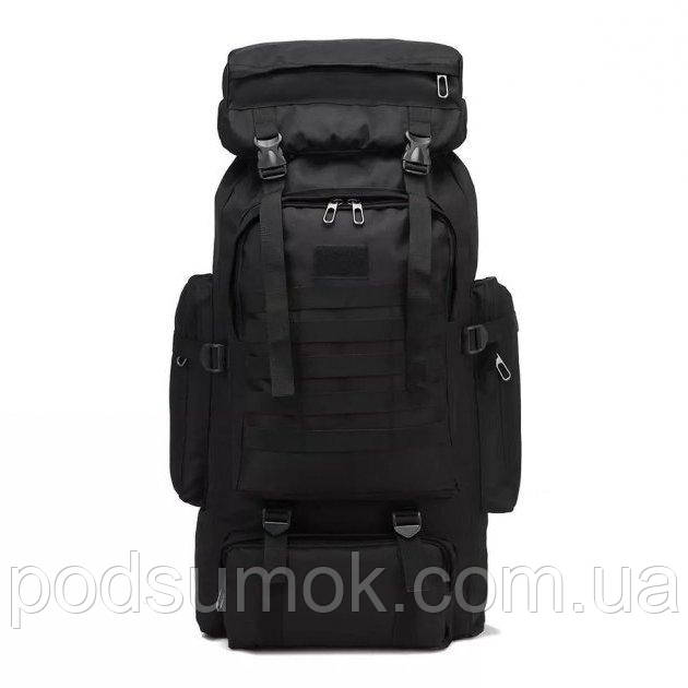 Рюкзак тактичний великий 80 л Чорний
