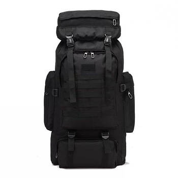 Рюкзак тактичний великий 80 л Чорний
