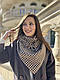 Шарф-бактус "Единбург", жіночий шарф, великий жіночий шарф, фото 4