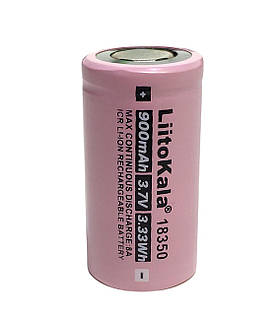 Акумулятор Liitokala ICR18350  900mah 8A