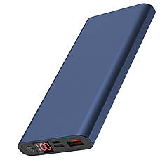 УМБ Power Bank (зовнішній акумулятор) BYZ W6 10000 мАг Темно-синій (BYZ-W6-DB), фото 3