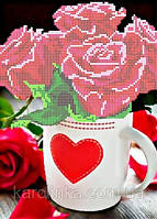 Набір для вишивання бісером: Троянди для коханої