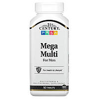 Мультивитамины для Мужчин, Mega Multi for Men, 21st Century, 90 таблеток
