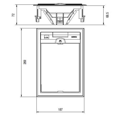 Напольный лючок Ultra на 6 механизмов Unica, ETK44112 - фото 3 - id-p280394754